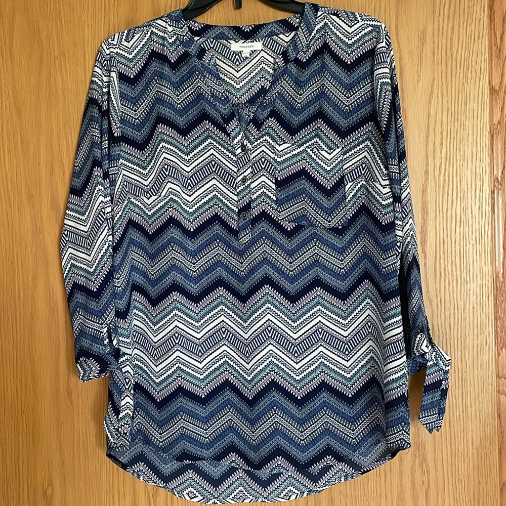 Chiffon dress shirt